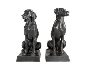 Statue Dogs Pointer & Hound set of 2