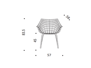 Driade Meridiana Chair Chaises_Tabourets Driade Meridiana