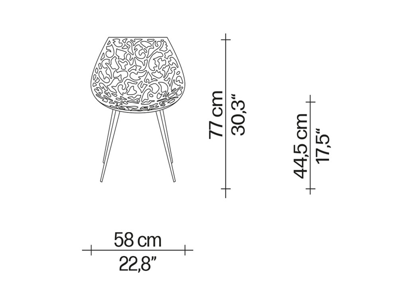 Driade Miss Lacy Chair Chaises_Tabourets Miss Lacy Driade Philippe Starck
