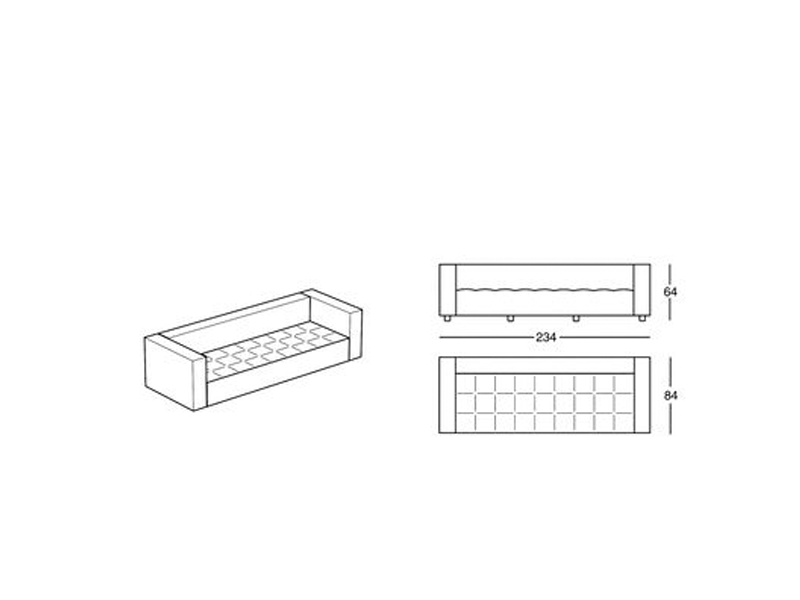 Zanotta Kilt Sofa Kilt Zanotta