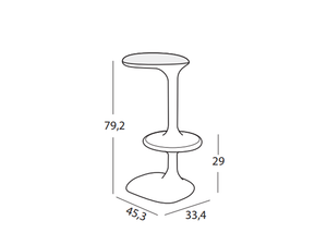 Casamania Kant outdoor Casamania kant Chaises_Tabourets Outdoor Stool