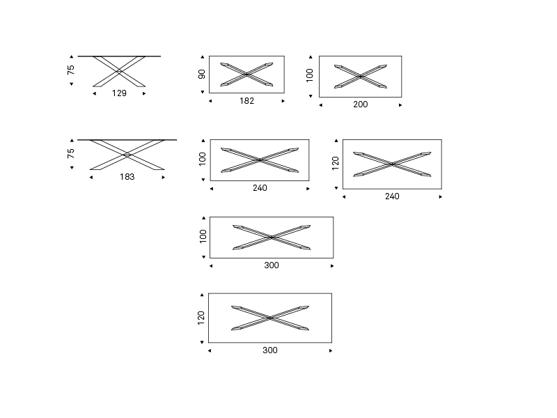 Cattelan Spyder Glass Cattelan Spyder Table_Manger