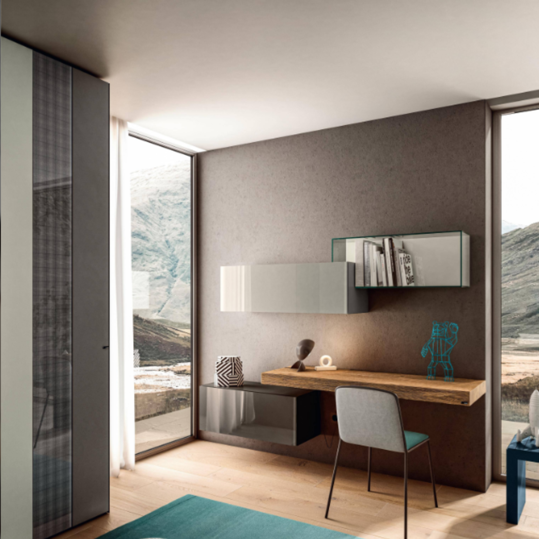 Composition chambre d'enfant LAGO 11 – mobilier design italien chez CONFORTOP
