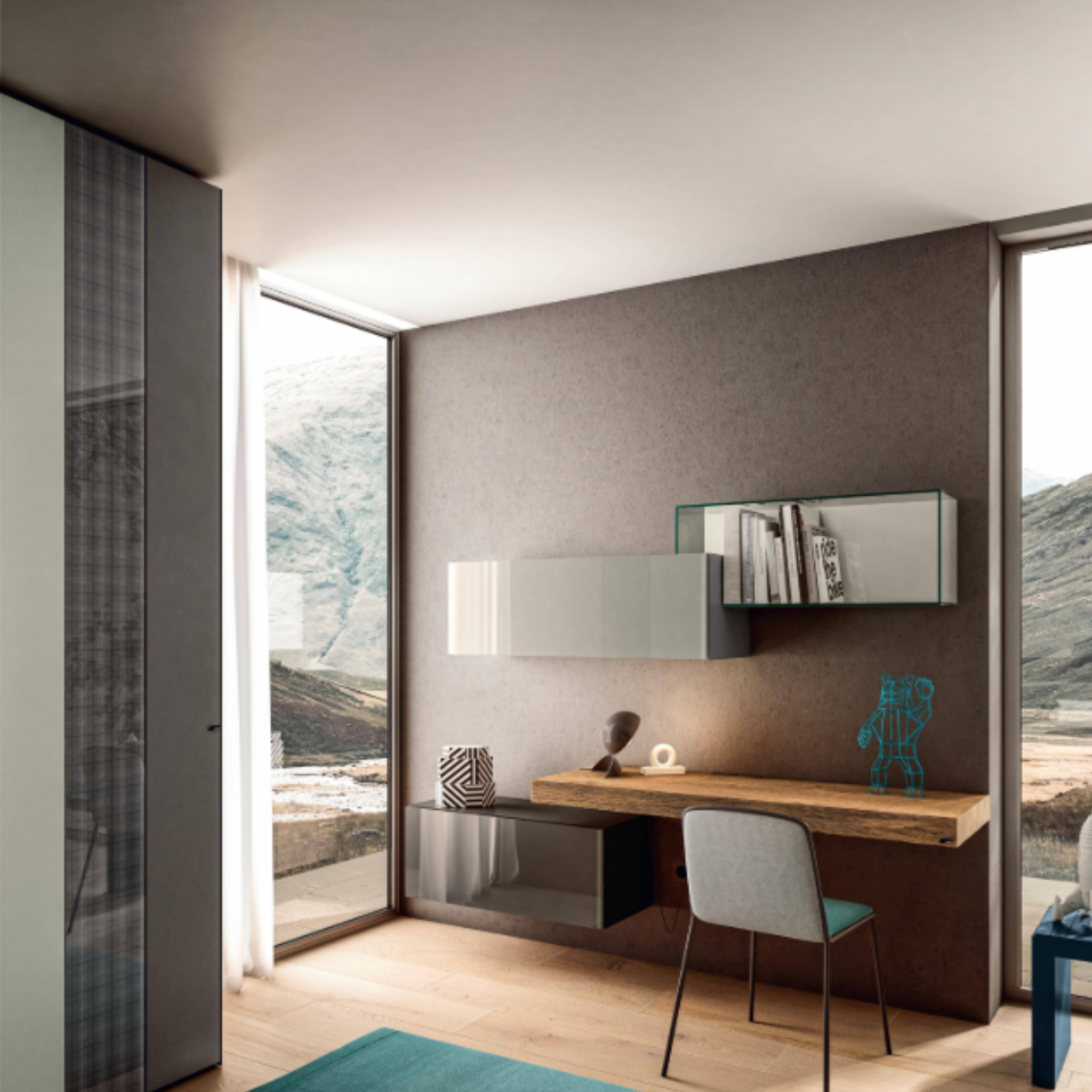 Composition chambre d'enfant LAGO 08 – mobilier design italien chez CONFORTOP
