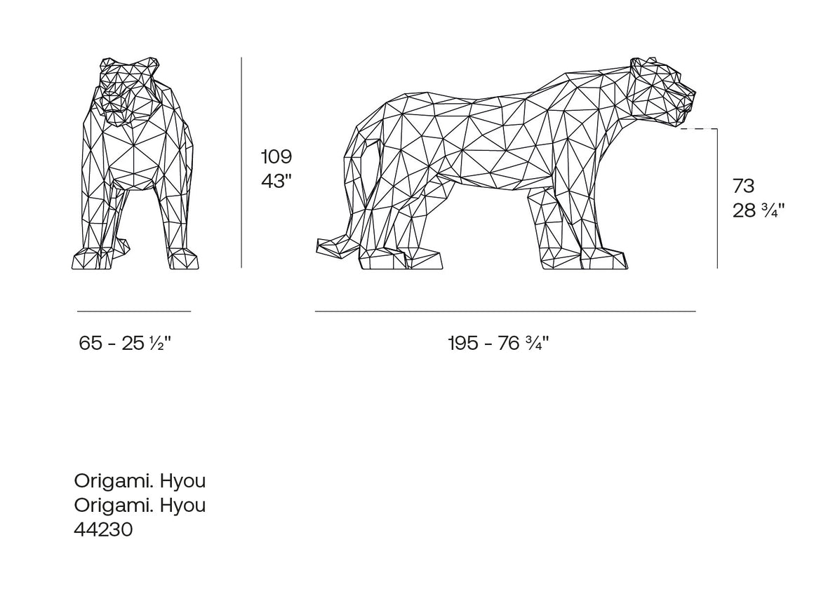 Origami Hyou - VONDOM - décoration extérieure design Vondom