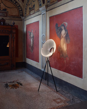 Demì Moon, Lampadaire Design Moderne topLED 37W	Push-DIM