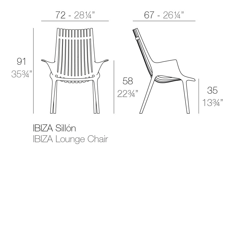 Vondom Ibiza - Fauteuil extérieur