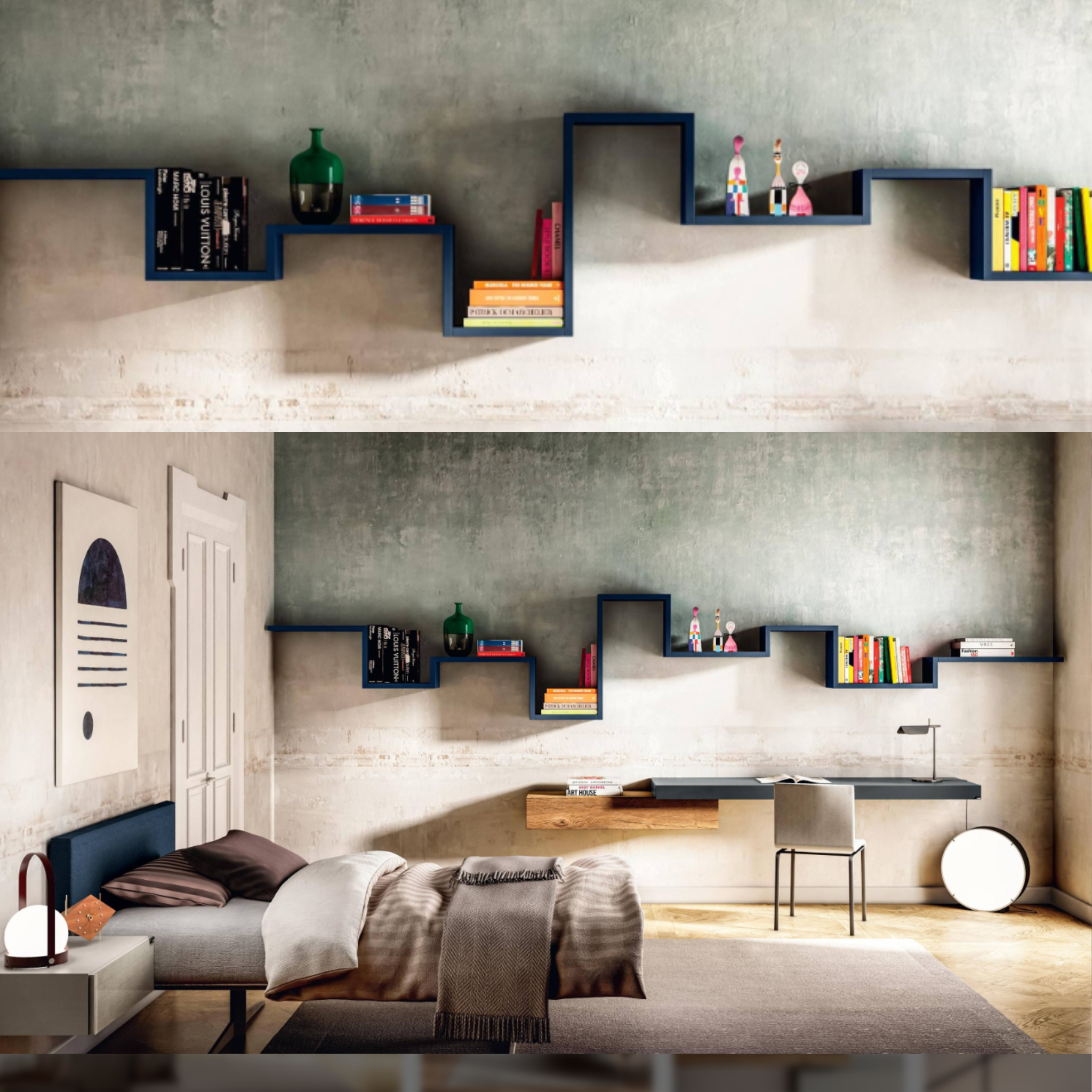 Composition chambre d'enfant LAGO 15 – mobilier design italien chez CONFORTOP