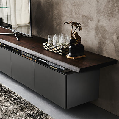 Meuble TV SENECA Cattelan Italia, vue 1 | CONFORTOP Renens