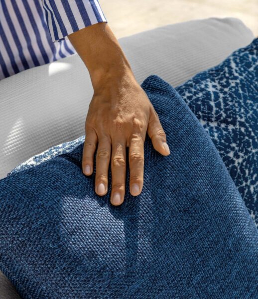 Module canapé Argo Wood SX + pouf -