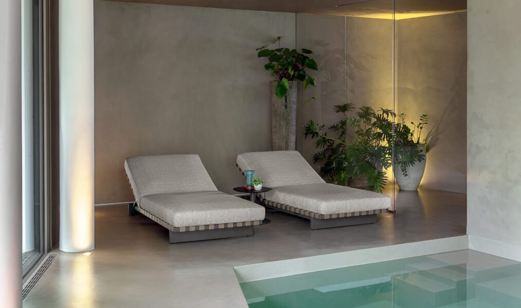 Argo Alu Bain de soleil Talenti chaise longue outdoor design Talenti