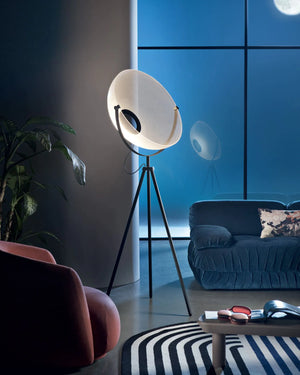 Demì Moon, Lampadaire Design Moderne topLED 37W	Push-DIM