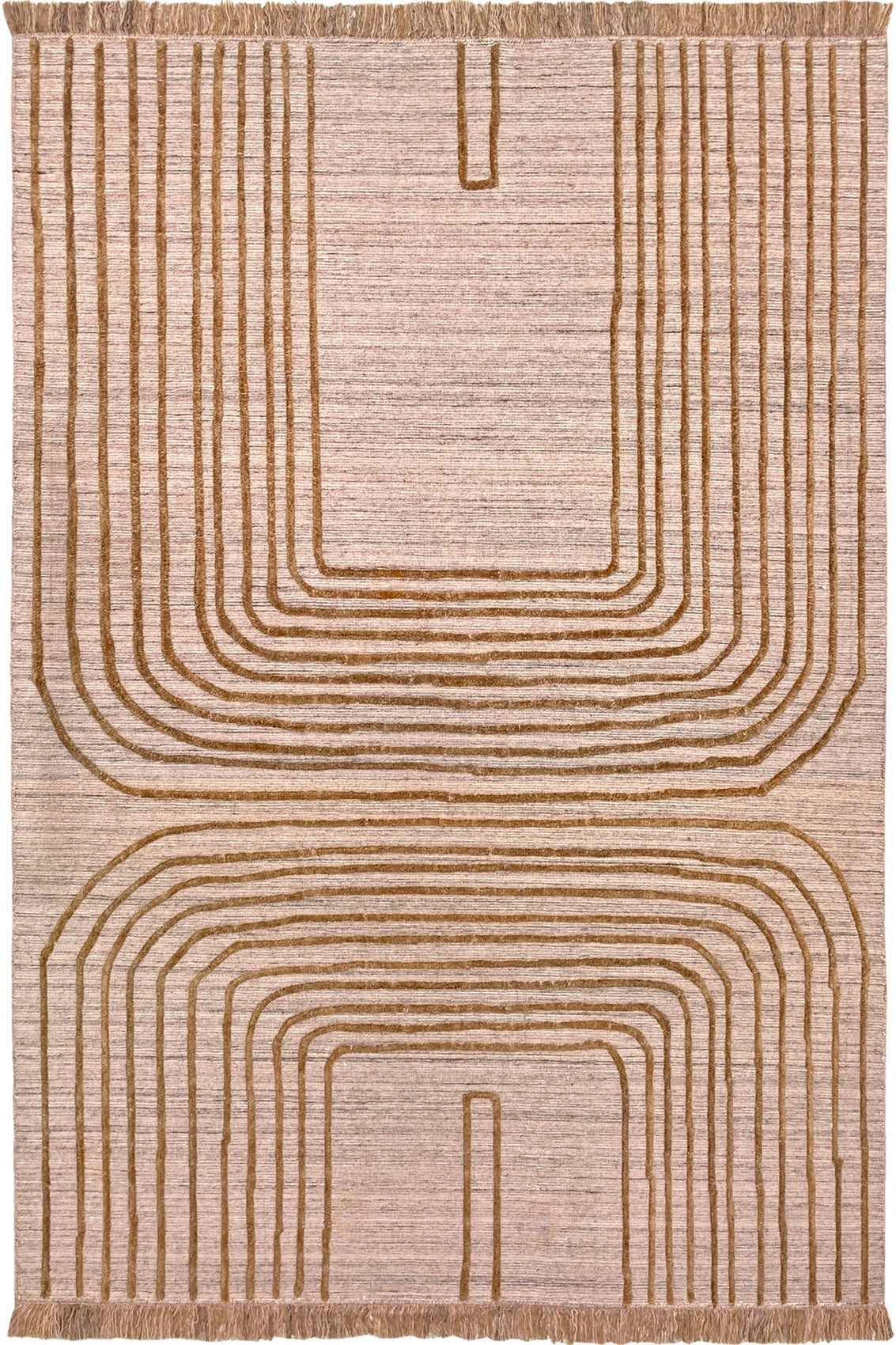 Tapis Flow 1 rose brumeux – Serge Lesage