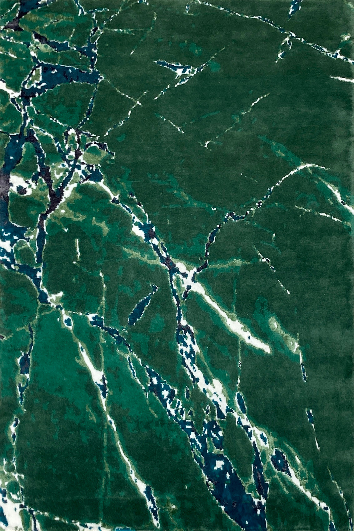 Tapis Gems vert malachite – Serge Lesage