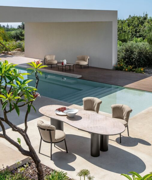 Chaise de salle à manger James - Talenti – Warm white - Inkas white