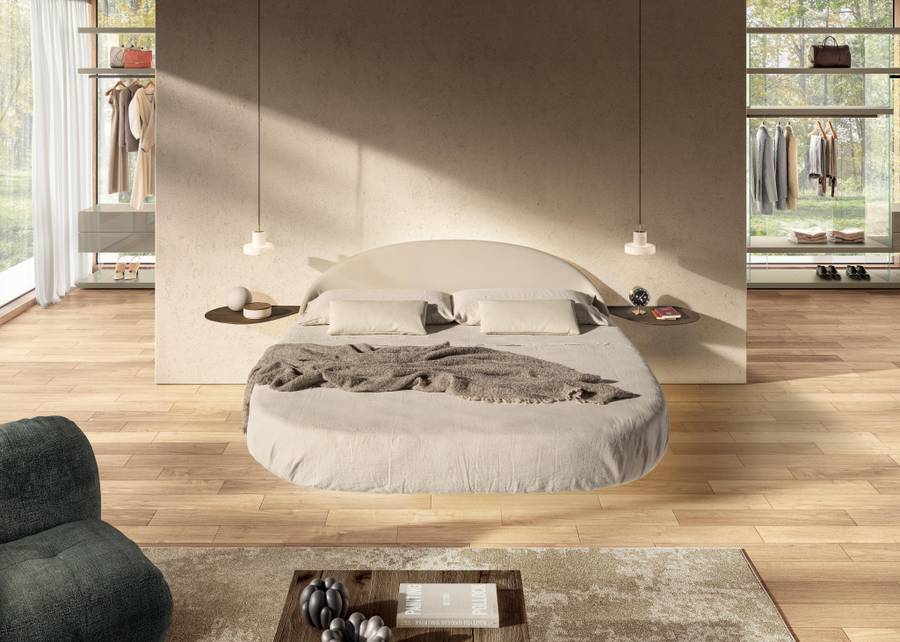 Lit Roundy Fluttua LAGO suspendu et arrondi