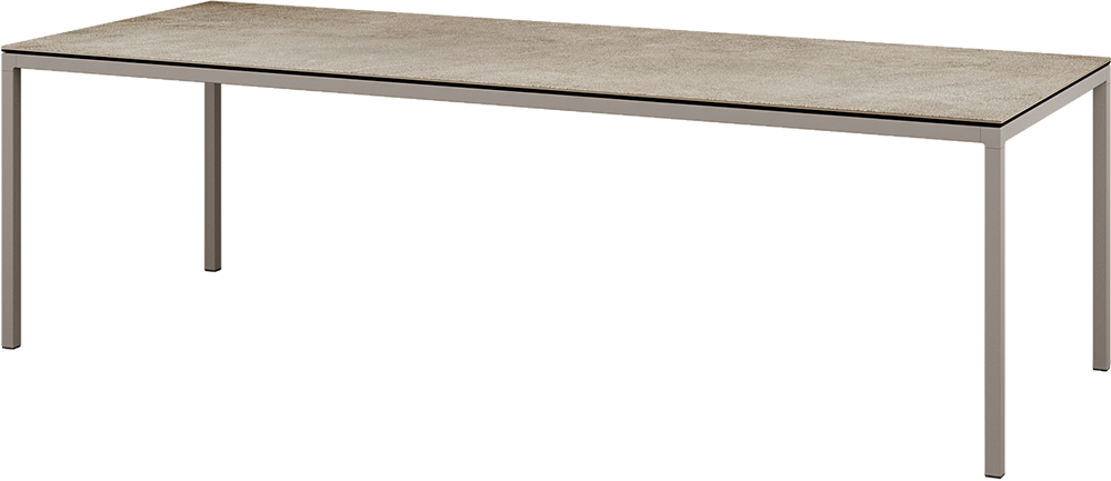 Table Aresta Fixe Mobliberica 80-100 cm 280x100 Cool Ceramic Mobliberica