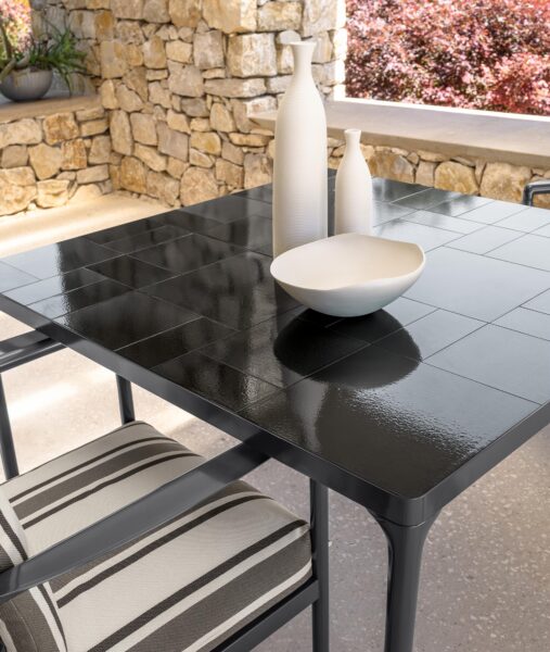 Table outdoor Nalu 150x150 Talenti – Table de jardin design haut de gamme