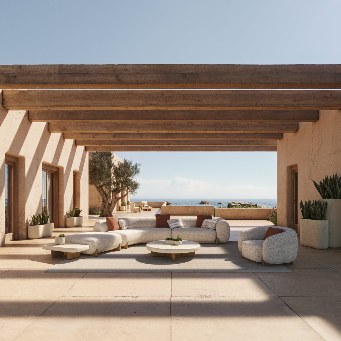 Module divan Vondom Milos pour extérieur