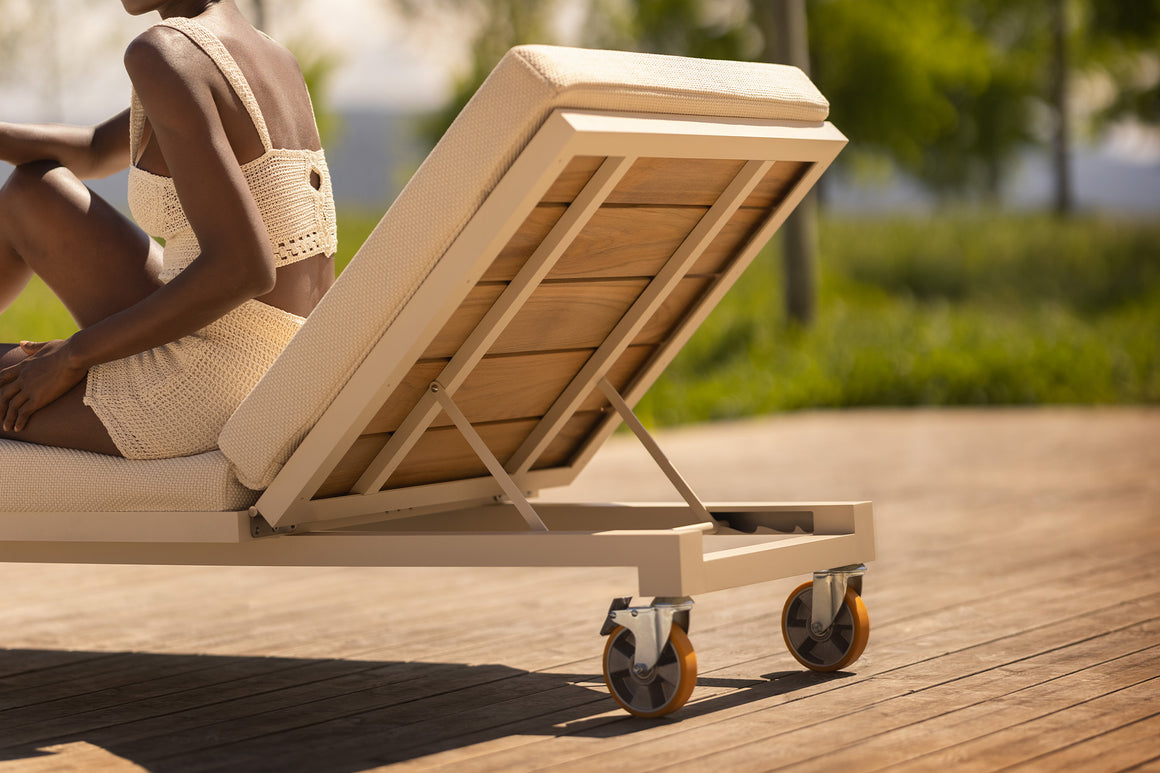 VINEYARD SUN LOUNGER VONDOM chaise longue outdoor design