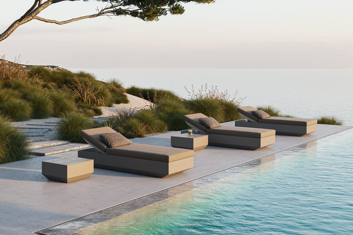 VELA SUNBED VONDOM chaise longue outdoor design