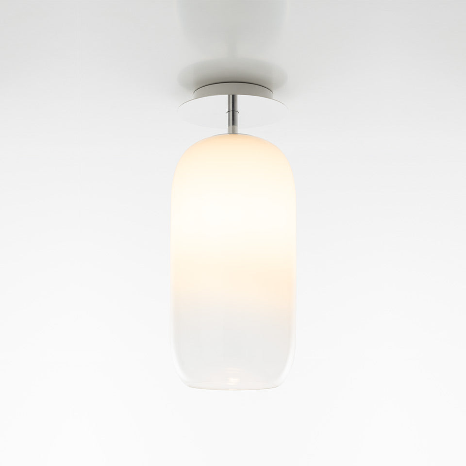 Plafonnier Artemide Gople Argent / argent PVD