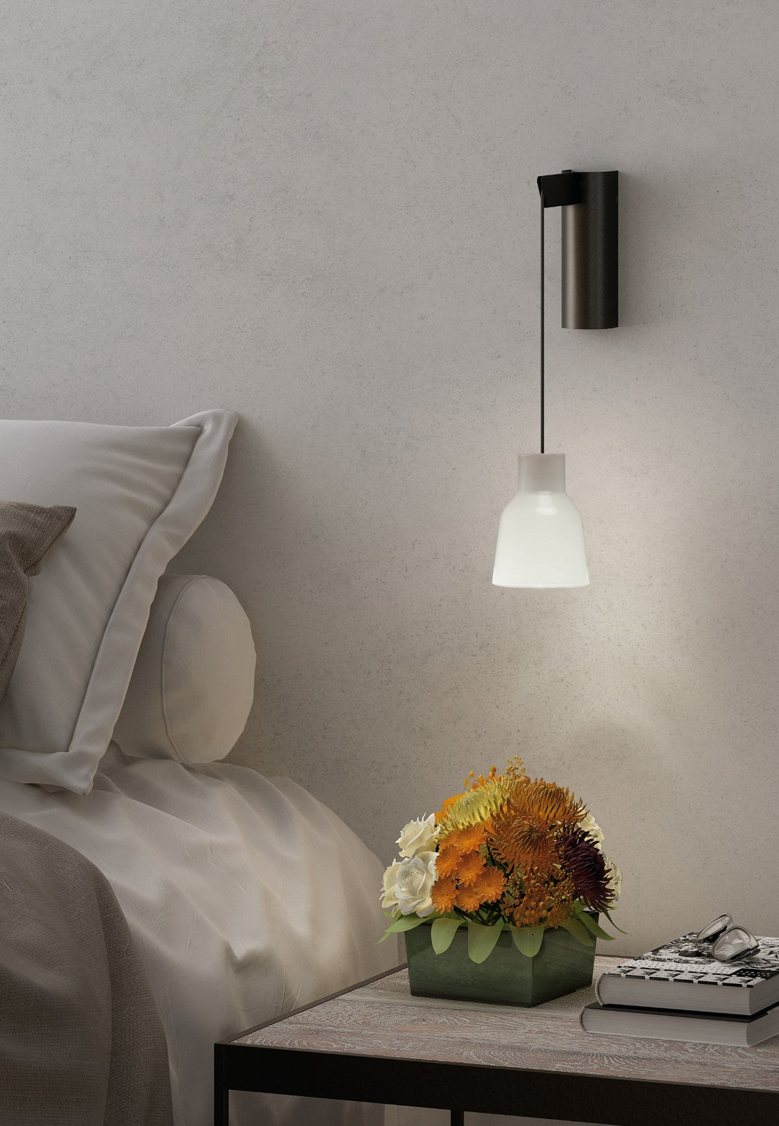 Drip/Drop A/01 Bover — Drip · Polycarbonate opale — photographie officielle du luminaire