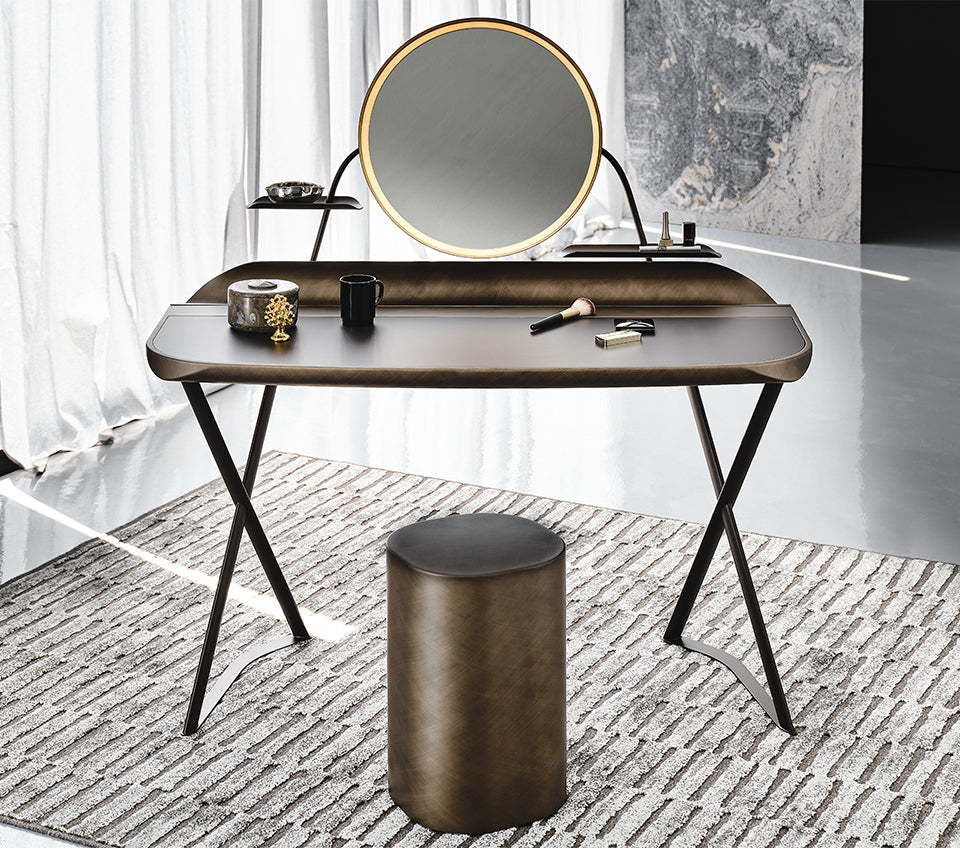 Cocoon Trousse Leather, bureau coiffeuse Cattelan Italia