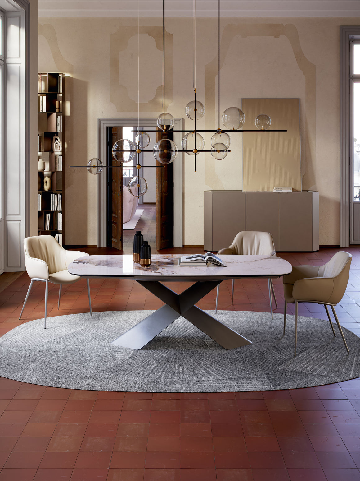 Table Tyron Keramik Drive Cattelan Italia