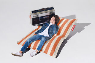 Fatboy Original Outdoor Stripe Orange Cream