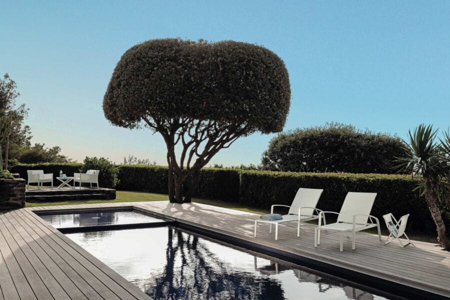 Lady Bain de soleil Talenti chaise longue outdoor design Talenti