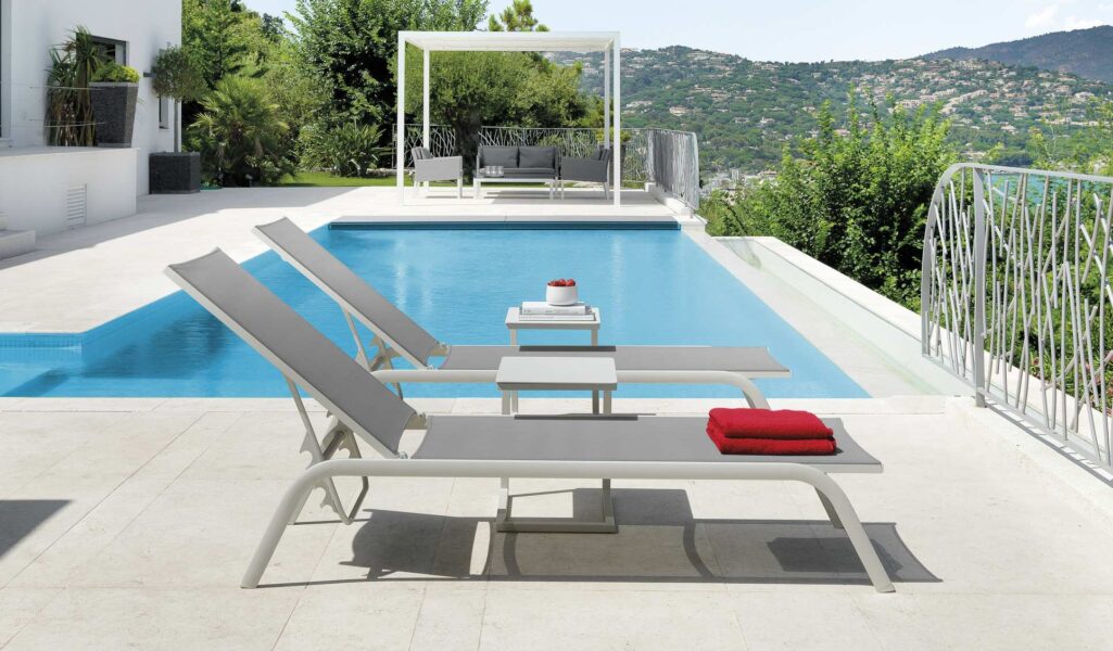 Step Bain de soleil Talenti chaise longue outdoor design Talenti