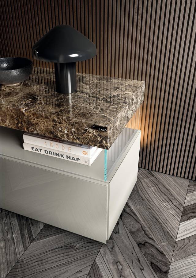 Table de chevet Air – vue 2 – LAGO
