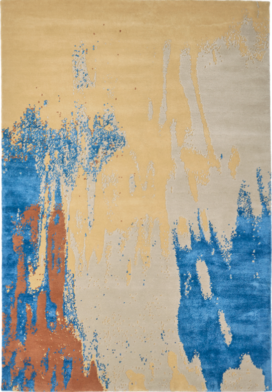 Tapis Swan jaune soleil – Serge Lesage
