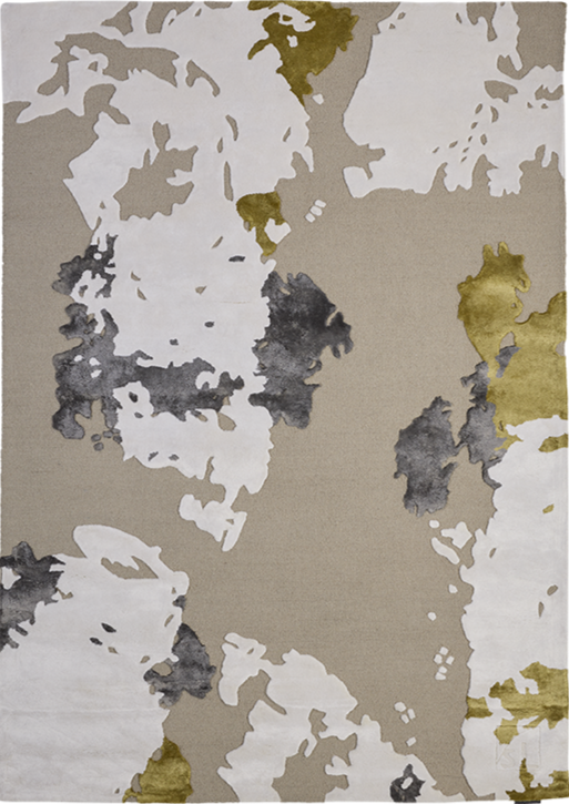 Tapis World gris tendre – Serge Lesage