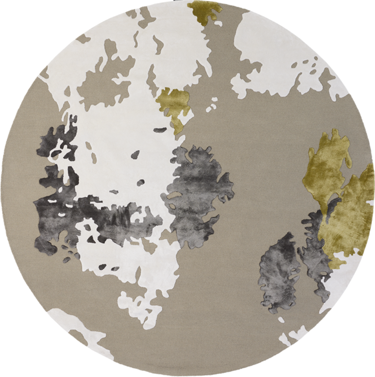Tapis World rond – Serge Lesage
