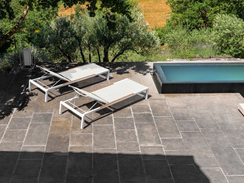 Alabama Alu Bain de soleil Talenti chaise longue outdoor design Talenti