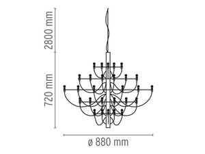 Flos 2097 (30 & 50) Flos Luminaires Suspension