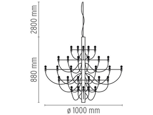 Flos 2097 (30 & 50) Flos Luminaires Suspension