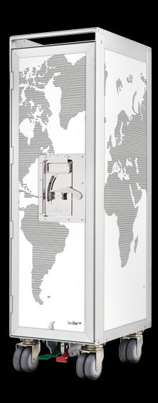 Bordbar Bordbar Worldmap White Accessoire-Decoration Bordbar Wordmap